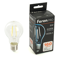 Лампа светодиодная Feron.PRO LB-1106 Шар E27 1000LM 6W 175-265V 6400K 48891 Лампа светодиодная Feron.PRO LB-1106 Шар E27 1000LM 6W 175-265V 6400K 48891
