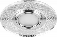 Светильник встраиваемый с белой LED подсветкой Feron CD970 потолочный MR16 G5.3 прозрачный Светильник встраиваемый с белой LED подсветкой Feron CD970 потолочный MR16 G5.3 прозрачный