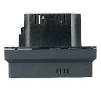 Терморегулятор Wi-Fi (механизм), STEKKER, 250В, 3500Вт, серия Эмили, RSW00-5119-05, черный уголь, soft touch 50377