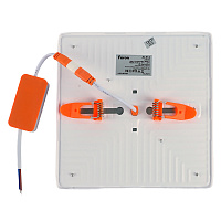 Светодиодный светильник Feron AL514 встраиваемый с регулируемым монтажным диаметром (до 100мм) 12W 4000K белый серия FlexyRim