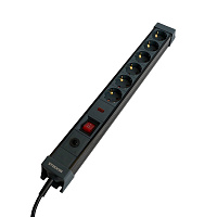 Сетевой фильтр 6-местный с/з STEKKER 3x1мм2, 5 м, 250В, 16А, серия Techno, HM22-61-05, черный 50161 Сетевой фильтр 6-местный с/з STEKKER 3x1мм2, 5 м, 250В, 16А, серия Techno, HM22-61-05, черный 50161