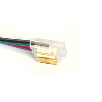 Соединительный провод 12мм для RGB COB  ленты шириной 10 мм, LD199 FERON Артикул 48971 Соединительный провод 12мм для RGB COB  ленты шириной 10 мм, LD199 FERON Артикул 48971