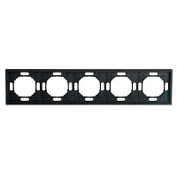 Рамка STEKKER, PFR00-5005-05 5-местная, серия Эмили, черный уголь, soft touch 49862 Рамка STEKKER, PFR00-5005-05 5-местная, серия Эмили, черный уголь, soft touch 49862
