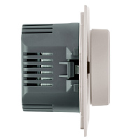 Выключатель диммирующий (механизм), STEKKER, 250В, 1200W, серия Мия, RSW10-3106-08, пудровый жемчуг 50567