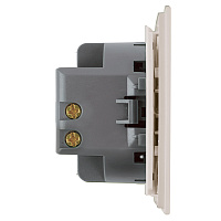 Переключатель 1-клавишный (механизм), STEKKER, 250В, 10A, серия Мия, RSW10-3105-08, пудровый жемчуг 50477