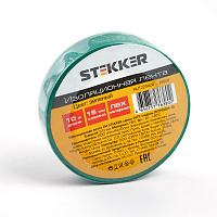 Изоляционная лента STEKKER INTP01315-10 0,13*15 мм. 10 м. зеленая 39900 Изоляционная лента STEKKER INTP01315-10 0,13*15 мм. 10 м. зеленая 39900