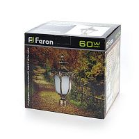 Светильник садово-парковый Feron PL4045 шестигранный на столб 60W 230V E27, черное золото 11425 Светильник садово-парковый Feron PL4045 шестигранный на столб 60W 230V E27, черное золото 11425