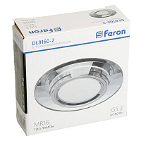 Светильник встраиваемый Feron DL8160-2 потолочный MR16 G5.3 серебристый 19739 Светильник встраиваемый Feron DL8160-2 потолочный MR16 G5.3 серебристый 19739