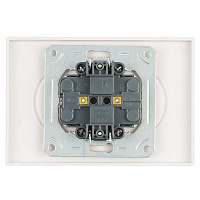 Розетка 2-местная с защитной шторкой, STEKKER, б/з, 250В, 16А, серия Эмили, RST16-5116-01, белый фарфор, soft touch  49877