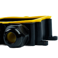 Распределительная коробка STEKKER LD551, количество вводов: 3, поликарбонат, нейлон, цвет черный, размер 130,1*80,5*35,3мм. 50553