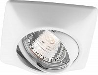 Светильник встраиваемый Feron DL6046 потолочный MR16 G5.3 белый поворотный 28882 Светильник встраиваемый Feron DL6046 потолочный MR16 G5.3 белый поворотный 28882