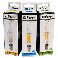 Лампа светодиодная Feron LB-59 Свеча на ветру E14 5W 230V 4000K 25576 Лампа светодиодная Feron LB-59 Свеча на ветру E14 5W 230V 4000K 25576