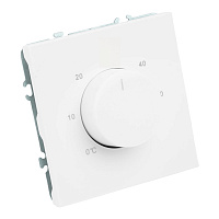Терморегулятор механический (механизм), STEKKER, 230В, 3500Вт, серия Эмили, RSW00-5120-01, белый фарфор, soft touch 50711
