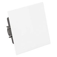 Выключатель 1-клавишный (механизм), STEKKER, 250В, 10А, серия Мия, RSW10-3103-01, белая магнолия 50428