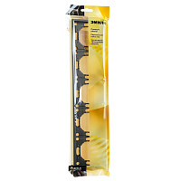 Рамка STEKKER, PFR00-5005-09 5-местная, серия Эмили, антрацит, soft touch 49940