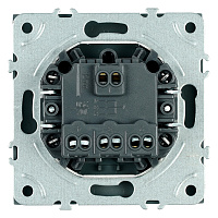 Выключатель 3-клавишный (механизм), STEKKER, 250В, 10А, серия Эмили, RSW10-5108-05, черный уголь, soft touch 49844