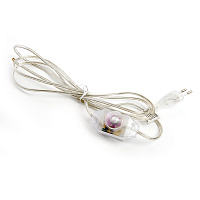 Сетевой шнур с диммером 230V 2м,  прозрачный, DM103-200W Сетевой шнур с диммером 230V 2м,  прозрачный, DM103-200W