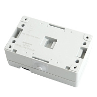 Блок горизонтальный: розетка 1-местная с/з + выключатель 2-клавишный STEKKER, PST16-11-54/10-121-54, серый/графит 32761