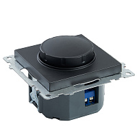 Выключатель диммирующий (механизм), STEKKER GLS10-7106-05, 250V, 500W, серия Катрин, черный 39615 Выключатель диммирующий (механизм), STEKKER GLS10-7106-05, 250V, 500W, серия Катрин, черный 39615