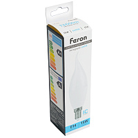 Лампа светодиодная SAFFIT SBC3720 Свеча на ветру E14 20W 230V 6400K 55276