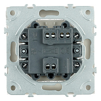 Переключатель 1-клавишный (механизм), STEKKER, 250В, 10A, серия Эмили, RSW10-5105-08, кашемир, soft touch 49893