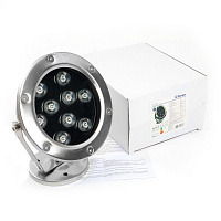 Светодиодный прожектор подводный Feron LL-824, 9W, AC/DC24V, низковольтный, 6400K, металлик, 143*75*170mm, IP68 48458 Светодиодный прожектор подводный Feron LL-824, 9W, AC/DC24V, низковольтный, 6400K, металлик, 143*75*170mm, IP68 48458