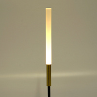 Светильник уличный светодиодный Feron DH2101, 1W, DC24V, низковольтный, 3000K, черный/золотой, 15*15*1093 52192