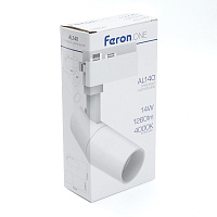 Светодиодный светильник Feron.ONE AL140 трековый однофазный на шинопровод 32W 4000K 35 градусов белый Артикул 41613 Светодиодный светильник Feron.ONE AL140 трековый однофазный на шинопровод 32W 4000K 35 градусов белый Артикул 41613