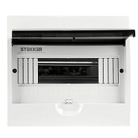 Бокс встраиваемый STEKKER EBX50-5/10-50 10 модулей, пластик, серия ArcaLight 50521