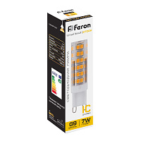 Лампа светодиодная Feron LB-433 G9 7W 175-265V 2700K 25766 Лампа светодиодная Feron LB-433 G9 7W 175-265V 2700K 25766