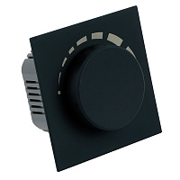 Выключатель диммирующий (механизм), STEKKER, 250В, 1200W, серия Мия, RSW10-3106-05, черный бархат 50568