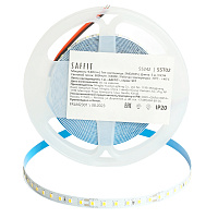 Лента светодиодная  SST02 SAFFIT 120SMD(2835)/м 9.6Вт/м 12V 5000*8*1.22мм 6500К, IP20 Артикул 55242 Лента светодиодная  SST02 SAFFIT 120SMD(2835)/м 9.6Вт/м 12V 5000*8*1.22мм 6500К, IP20 Артикул 55242