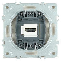Розетка HDMI 2.0 Type A (механизм), STEKKER, серия Эмили, RST00-5118-08, кашемир, soft touch 50169 Розетка HDMI 2.0 Type A (механизм), STEKKER, серия Эмили, RST00-5118-08, кашемир, soft touch 50169