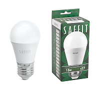 Лампа светодиодная SAFFIT SBG4515 Шарик E27 15W 230V 4000K 55213 Лампа светодиодная SAFFIT SBG4515 Шарик E27 15W 230V 4000K 55213