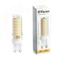 Лампа светодиодная Feron LB-434 G9 9W 175-265V 2700K 38146 Лампа светодиодная Feron LB-434 G9 9W 175-265V 2700K 38146