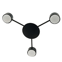 Светильник потолочный GX53 15Wx3, 230V, черный, AL272 GELA  Feron 53106