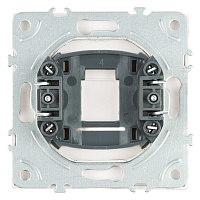 Заглушка (механизм), серия Эмили, белый фарфор, soft touch, RST00-5116-01 49883