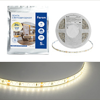 Светодиодная LED лента Feron LS511, 120SMD(2835)/м 11Вт/м 24V 5000*8*1.22мм 3000К IP65 Светодиодная LED лента Feron LS511, 120SMD(2835)/м 11Вт/м 24V 5000*8*1.22мм 3000К IP65