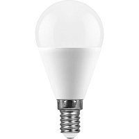 Лампа светодиодная Feron LB-950 Шарик E14 13W 175-265V 6400K 38103 Лампа светодиодная Feron LB-950 Шарик E14 13W 175-265V 6400K 38103