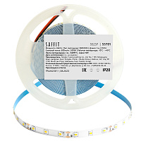 Лента светодиодная SST01 SAFFIT 60SMD(2835)/m 6Вт/м 12V 5000*8*1.22мм 3000K, IP20 Артикул 55237 Лента светодиодная SST01 SAFFIT 60SMD(2835)/m 6Вт/м 12V 5000*8*1.22мм 3000K, IP20 Артикул 55237