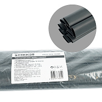 Термоусадочная трубка клеевая STEKKER HST-1916-100BK, длина 100 см., коэф. усадки 3:1, черный 39756