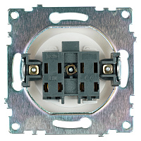 Розетка 1-местная б/з (механизм), STEKKER GLS10-7109-01, 250V, 10А с защитной шторкой, серия Катрин, белый 39303 Розетка 1-местная б/з (механизм), STEKKER GLS10-7109-01, 250V, 10А с защитной шторкой, серия Катрин, белый 39303