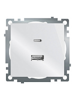 Розетка USB 2-местная + type C (механизм), STEKKER GLS10-7116-01, 250В, 3А, max 20W, серия Катрин, белый 50051 Розетка USB 2-местная + type C (механизм), STEKKER GLS10-7116-01, 250В, 3А, max 20W, серия Катрин, белый 50051