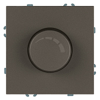 Выключатель диммирующий (механизм), STEKKER, 250В, 500W, серия Эмили, RSW10-5106-09, антрацит, soft touch 49920