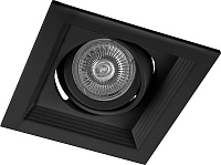 Светильник встраиваемый Feron DLT201 потолочный MR16 G5.3 черный Светильник встраиваемый Feron DLT201 потолочный MR16 G5.3 черный