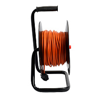 Удлинитель на катушке Stekker Standart  STD01-40-50 (ТЕН303-197) 4-х местный с/з ПВС 3*1, оранжевый, 16А, IP40, 50м 49391