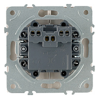 Выключатель 2-кл.самовозвр. (механизм), STEKKER, 250В, 10А, серия Эмили, RSW10-5113-08, кашемир, soft touch 50365