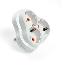 Разветвитель сетевой 3-местный с/з STEKKER ADP16-23-21, 250V, 16A, ABS пластик, белый 49165 Разветвитель сетевой 3-местный с/з STEKKER ADP16-23-21, 250V, 16A, ABS пластик, белый 49165