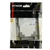 Рамка STEKKER, PFR00-7001-06 1-местная, пластик, серия Катрин,графит 39807 Рамка STEKKER, PFR00-7001-06 1-местная, пластик, серия Катрин,графит 39807