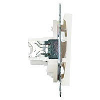 Розетка компьютерная 1-местная RJ-45 (механизм), STEKKER GLS00-7107-01, серия Катрин, белый 39305 Розетка компьютерная 1-местная RJ-45 (механизм), STEKKER GLS00-7107-01, серия Катрин, белый 39305